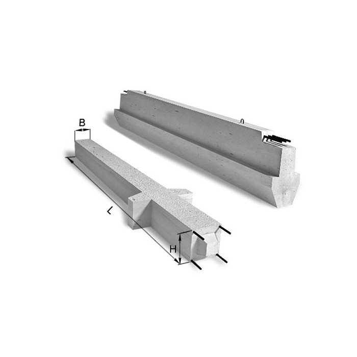 Ригель железобетонный 1РЖ 8-52-215 АIV-1